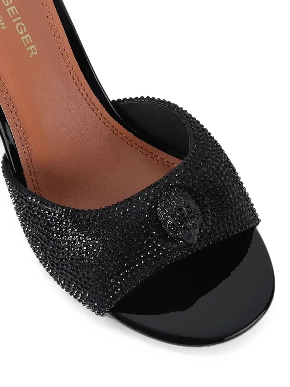 Kurt Geiger London Oxford heel mules DR Zwart