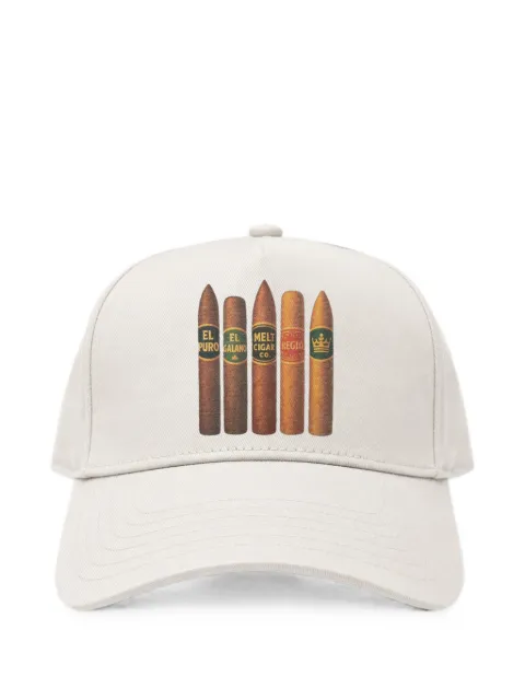 Melt cigar-print cap