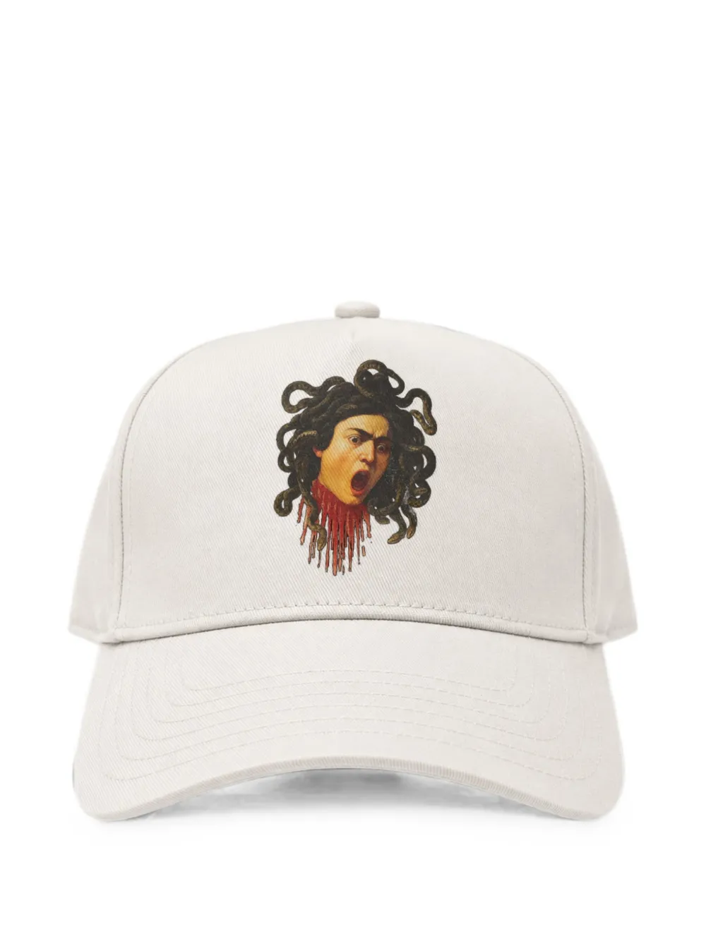 Melt Graphic-print Baseball Cap In White