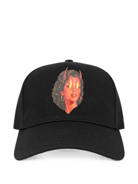 Melt graphic-print cap