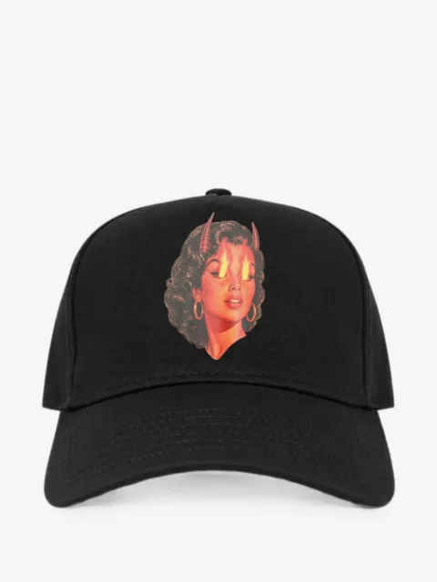 Melt graphic-print cap