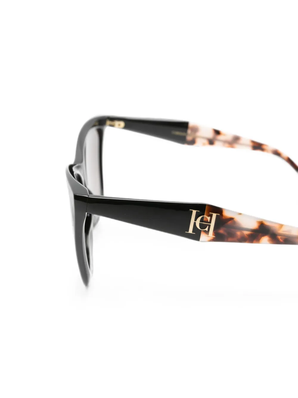 Carolina Herrera logo-plaque cat-eye sunglasses Zwart