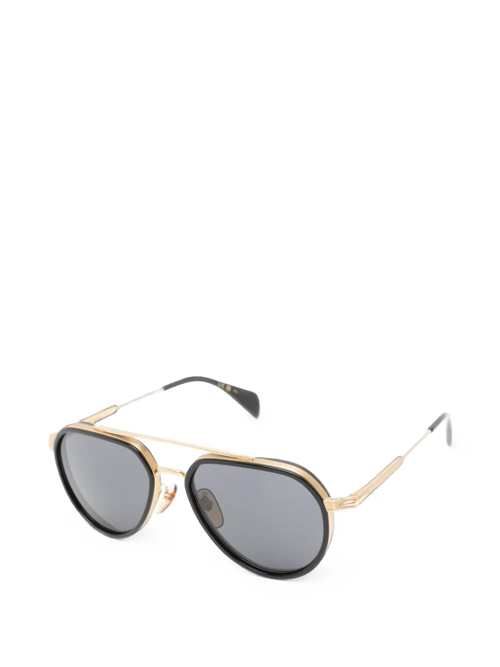 Eyewear by David Beckham Zonnebril met piloten montuur Goud