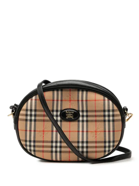 Burberry Pre-Owned 20th Century Haymarket Check Canvas crossbody bag
