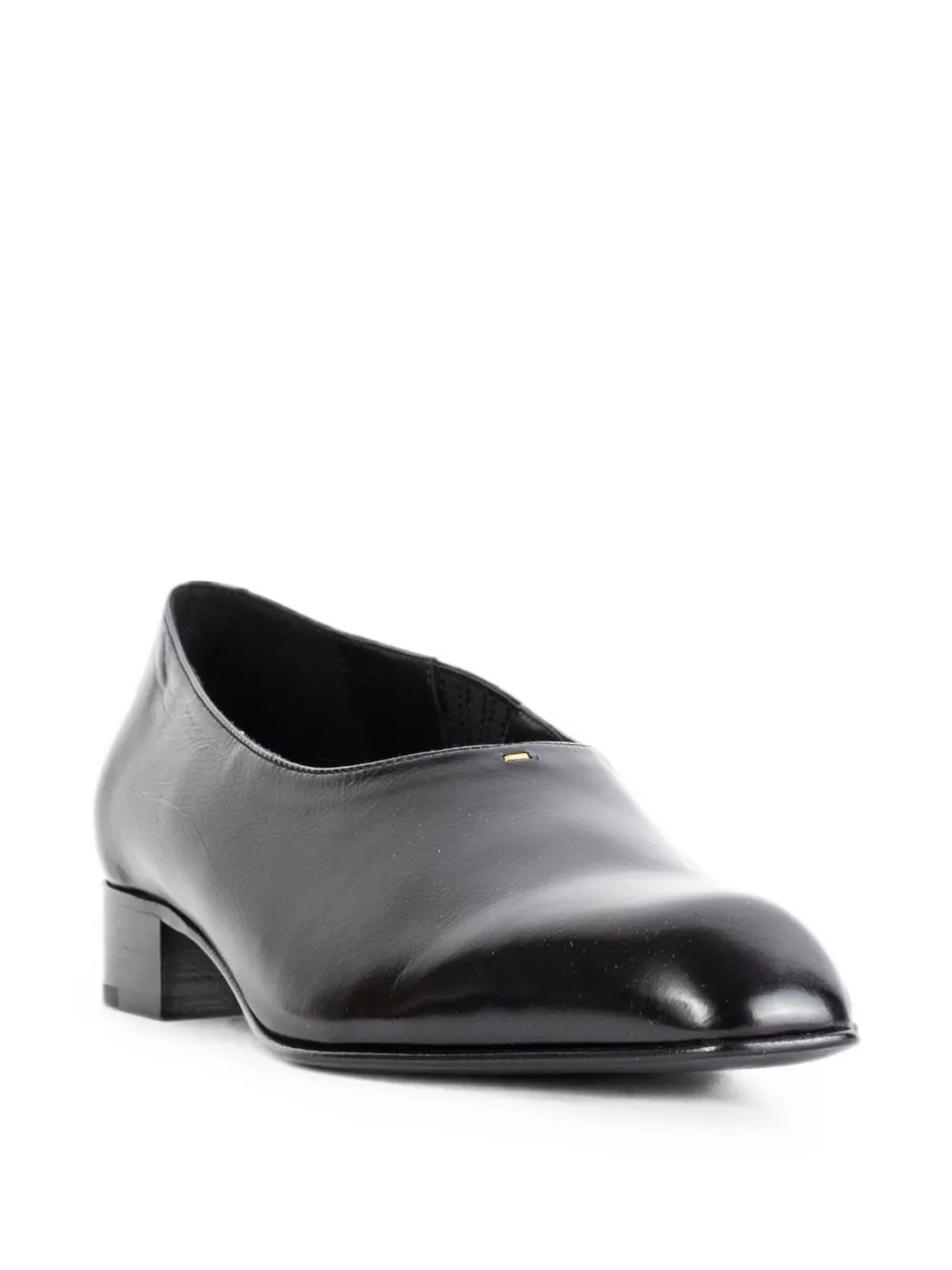 KHAITE Colt slip-on loafers Zwart