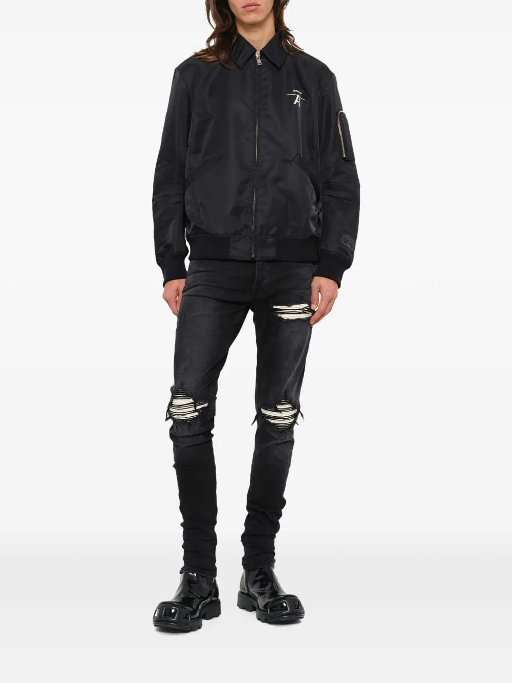 Undercover Jack met logoprint Zwart