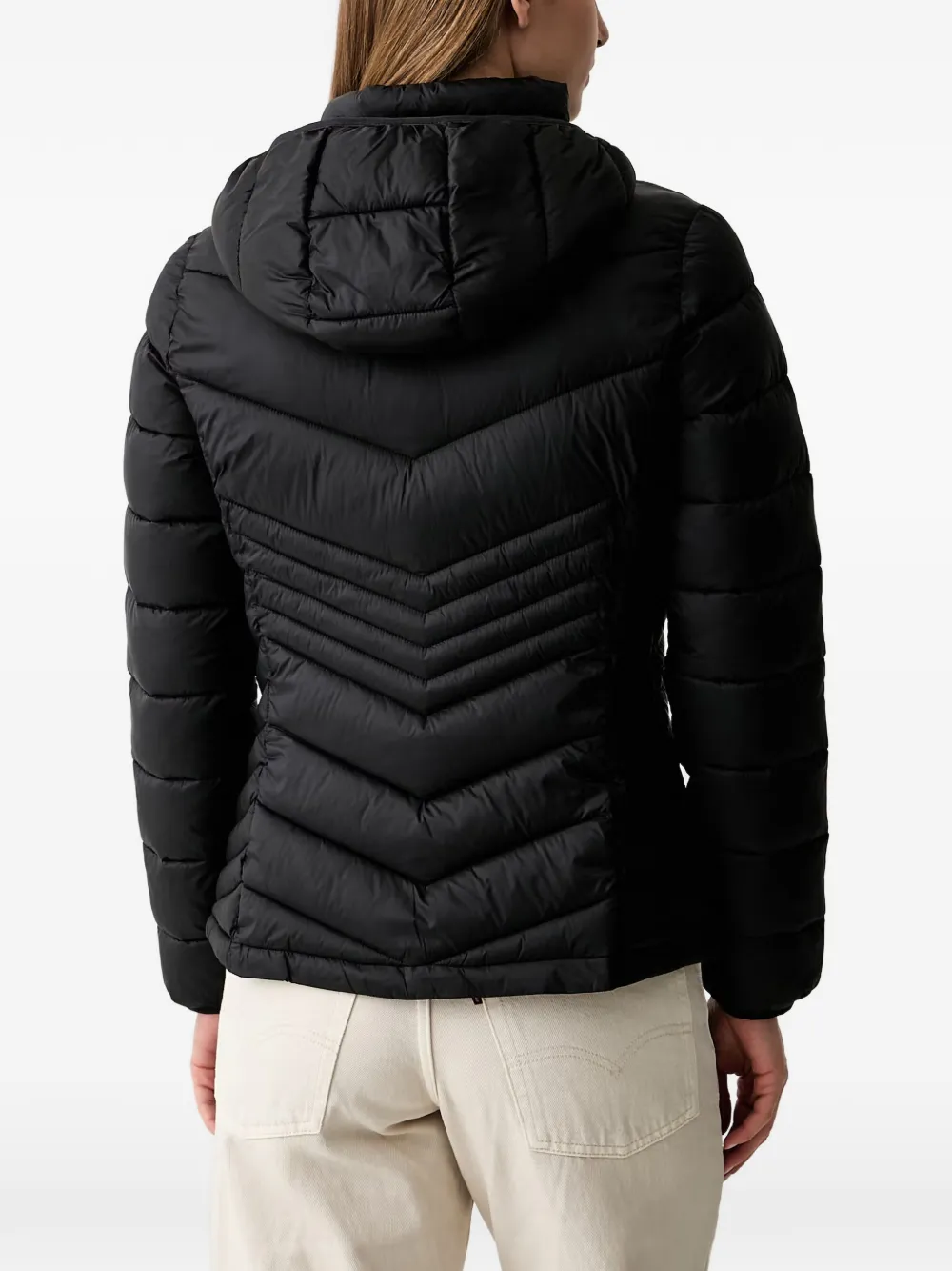 DKNY Gevoerd jack met capuchon Zwart