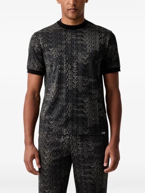 Ea7 Emporio Armani logo-print short-sleeve T-shirt