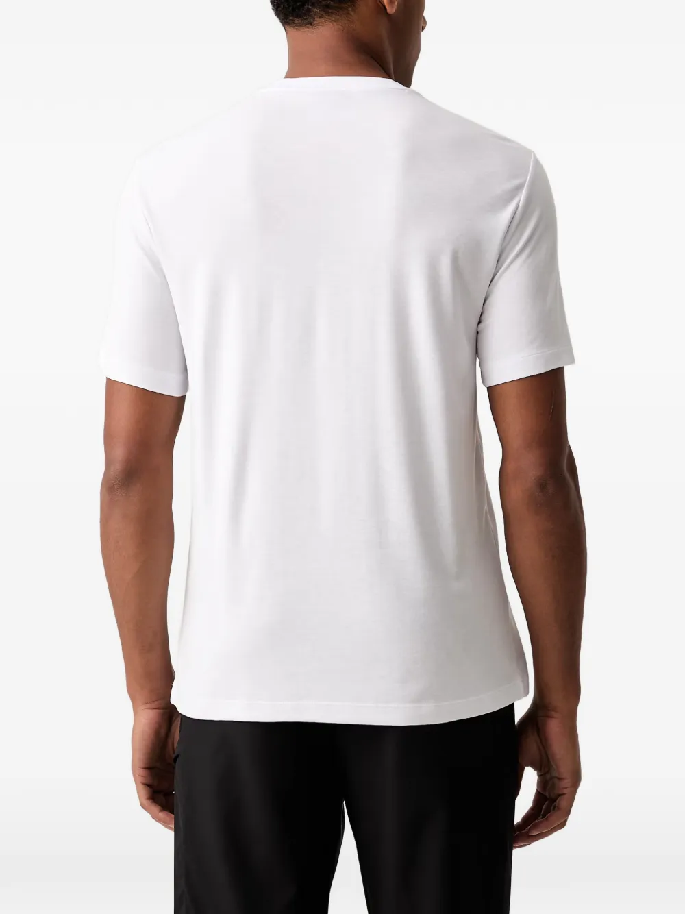 Ea7 Emporio Armani T-shirt met logopatch Wit