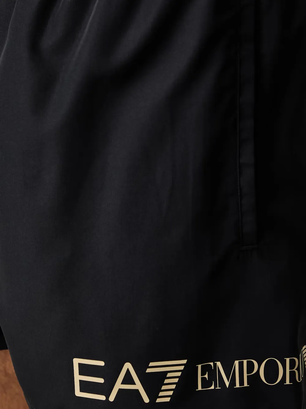 Ea7 Emporio Armani Zwembroek met logodetail Zwart