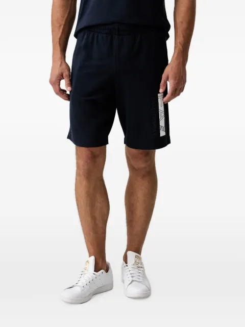 Ea7 Emporio Armani logo-print elasticated-waist shorts