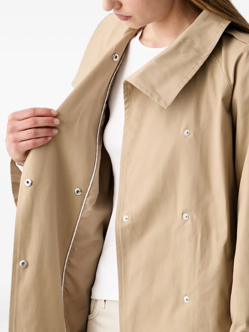 DKNY Trenchcoat met ceintuur Beige