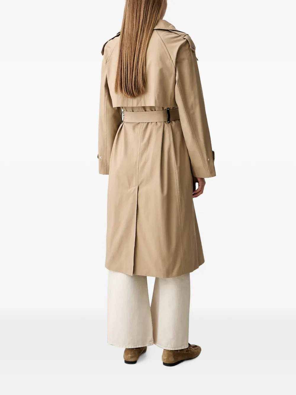 DKNY Trenchcoat met ceintuur Beige
