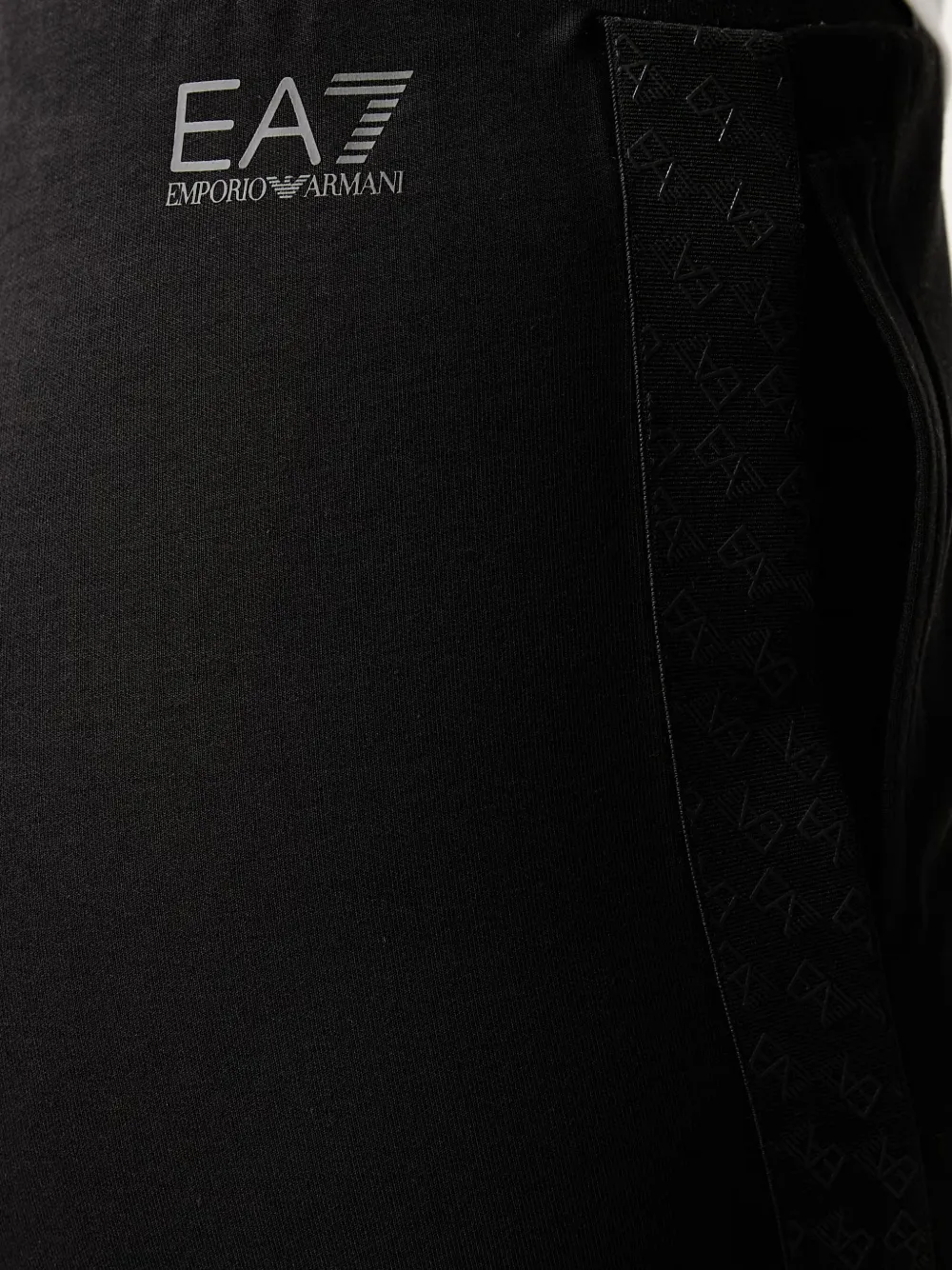 Ea7 Emporio Armani logo-detail trousers Zwart