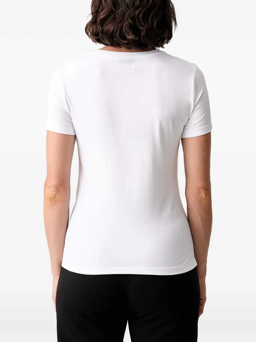 Ea7 Emporio Armani T-shirt met ronde hals Wit