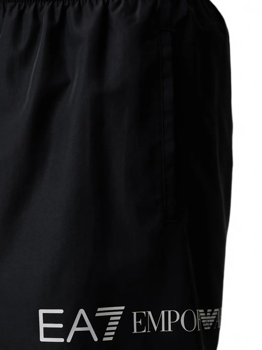 Ea7 Emporio Armani Zwembroek met logoprint Zwart