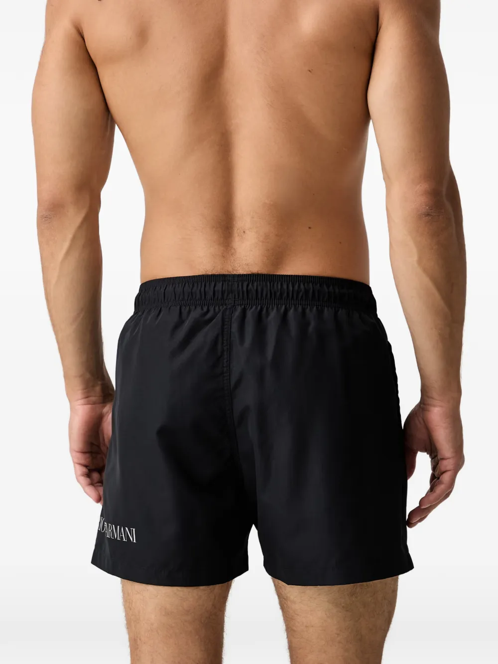 Ea7 Emporio Armani Zwembroek met logoprint Zwart