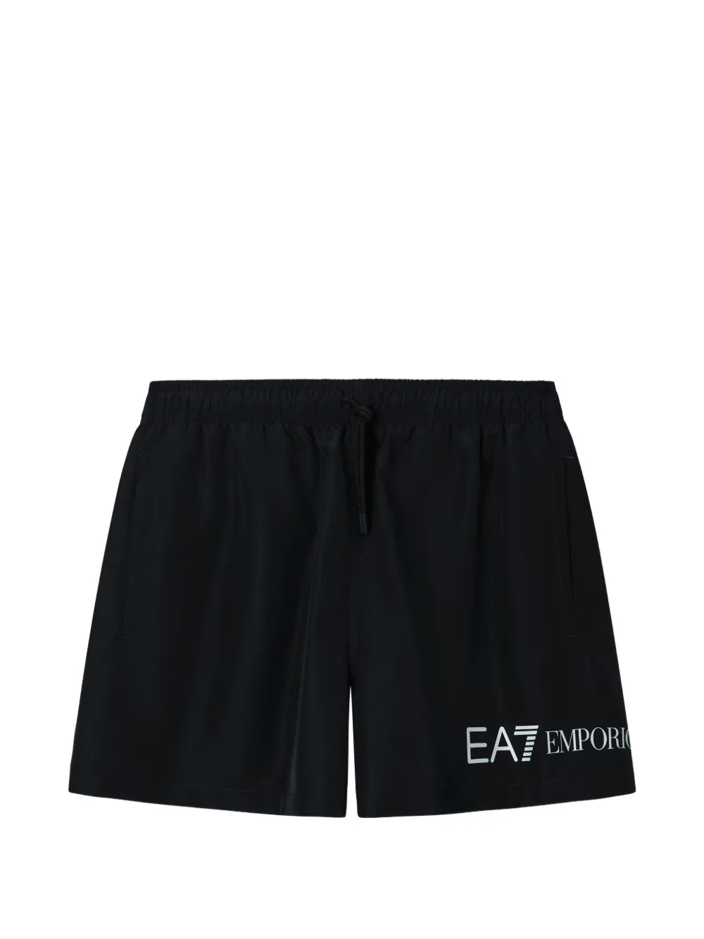 Ea7 Emporio Armani Zwembroek met logoprint Zwart
