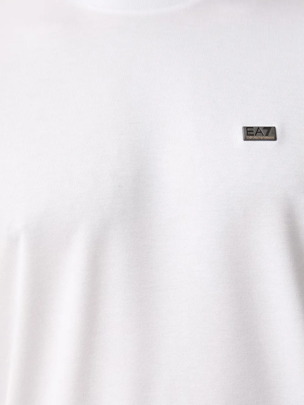 Ea7 Emporio Armani T-shirt met logodetail Wit