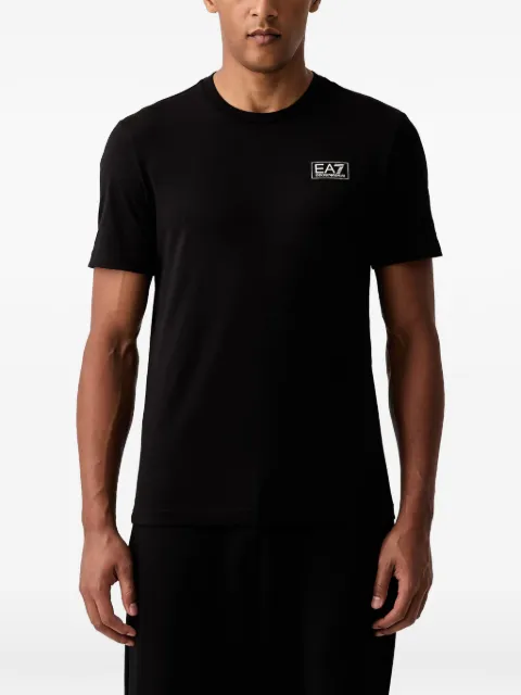 Ea7 Emporio Armani logo-patch T-shirt