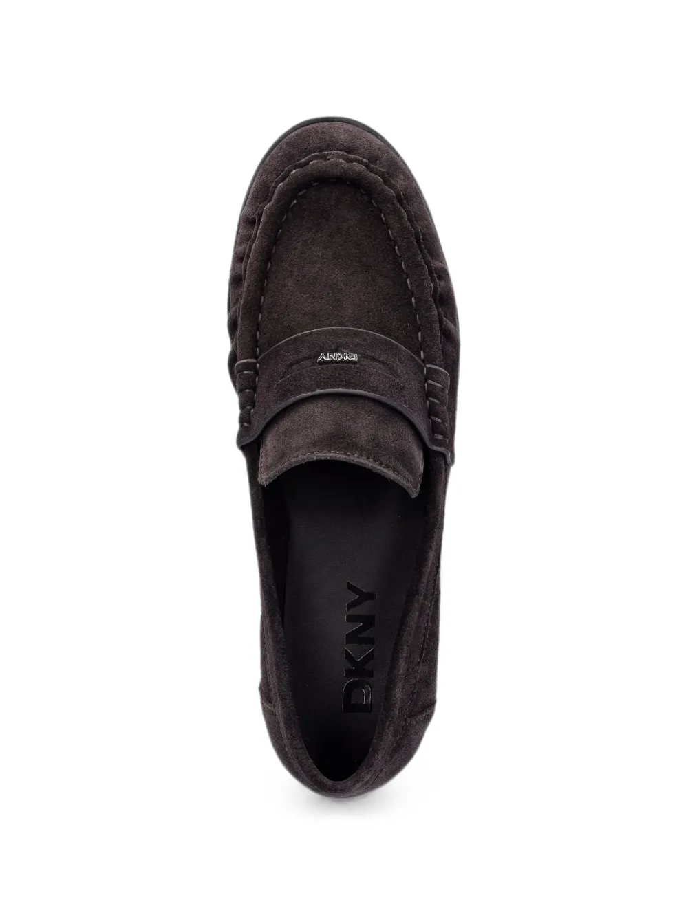 DKNY Dawes suede slip-on loafers Bruin