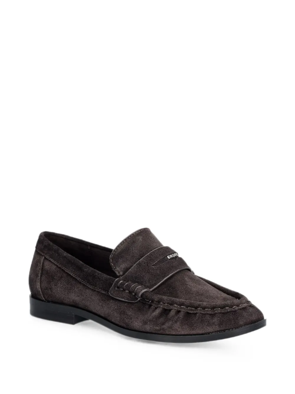 DKNY Dawes suede slip-on loafers Bruin