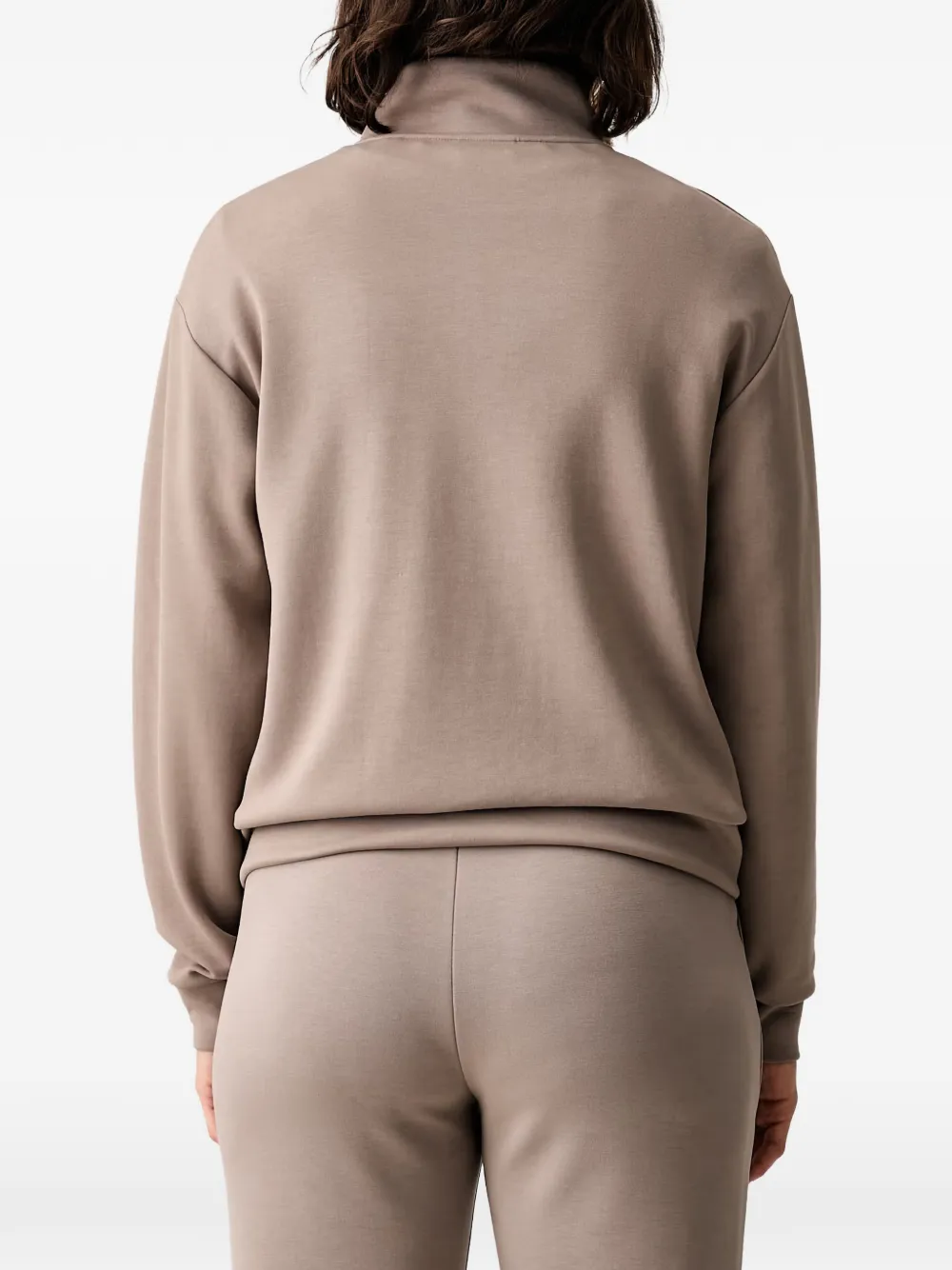 Ea7 Emporio Armani Trainingsjack met logoplakkaat Beige