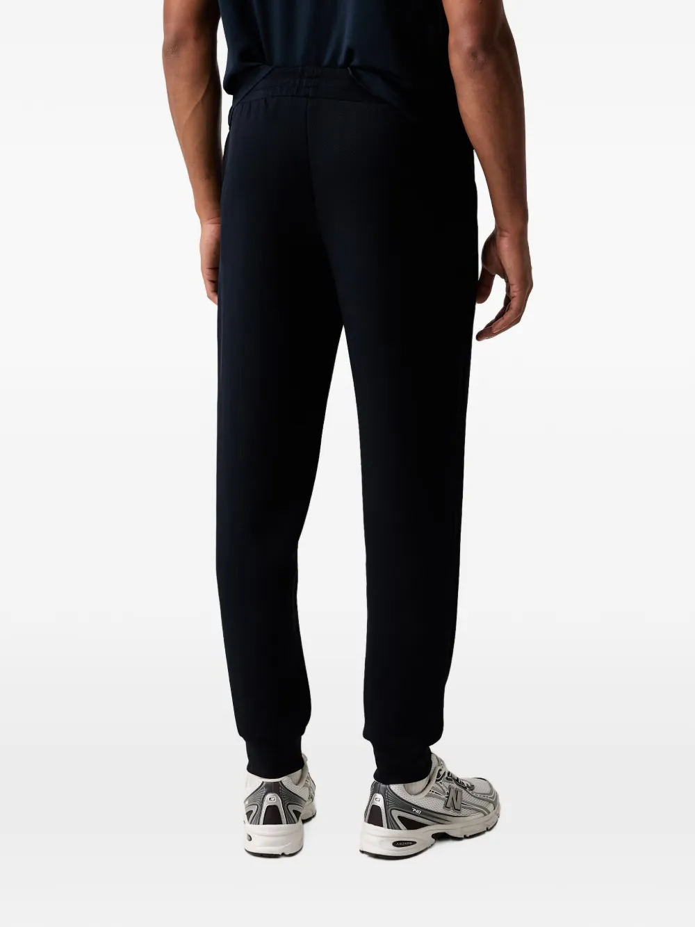 Ea7 Emporio Armani logo-patch track pants Zwart