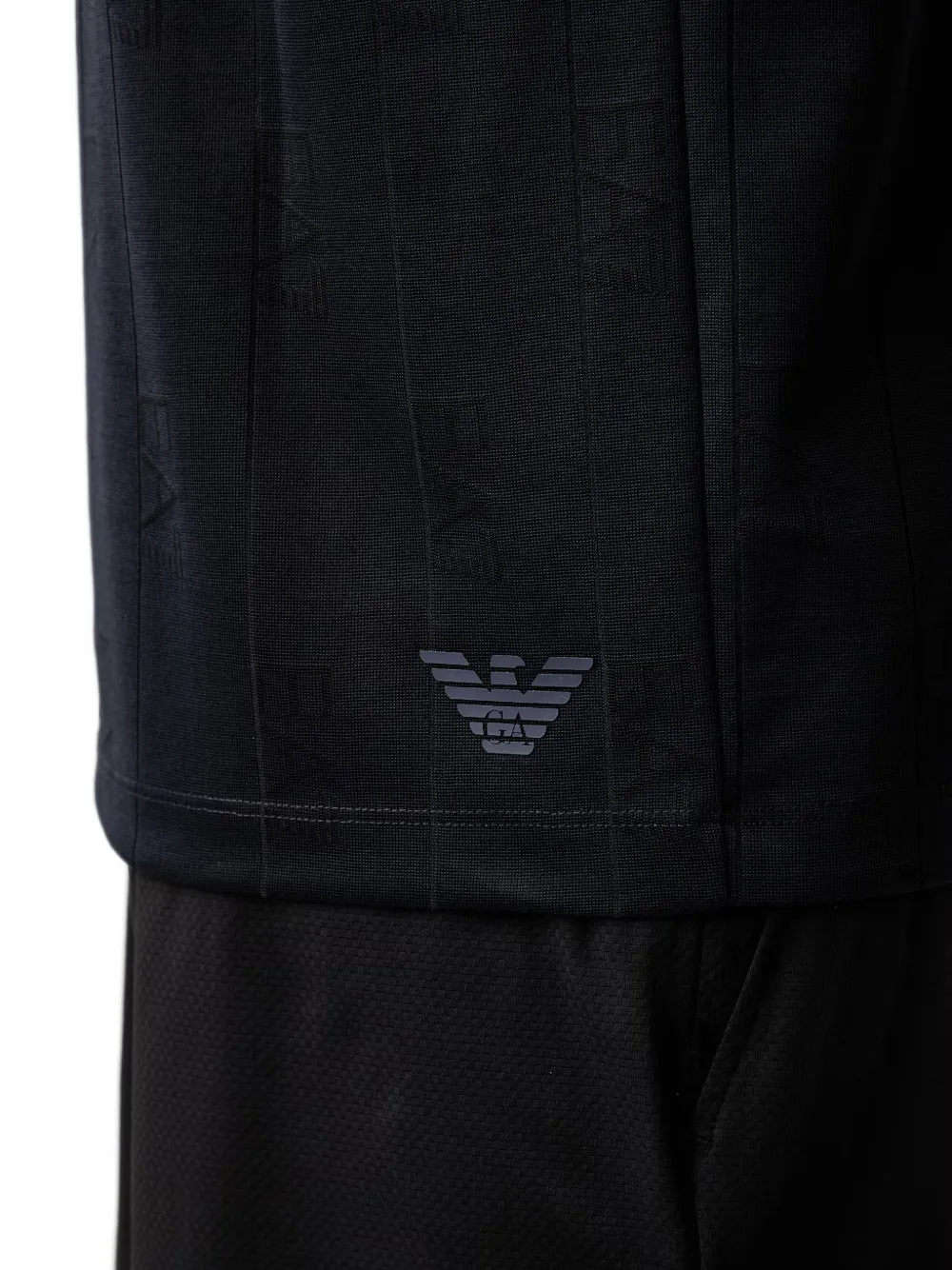 Ea7 Emporio Armani Golf Pro poloshirt met korte mouwen en logoprint Blauw