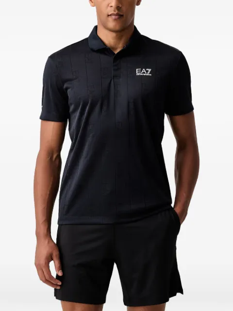 Ea7 Emporio Armani Golf Pro logo-print short-sleeve polo shirt