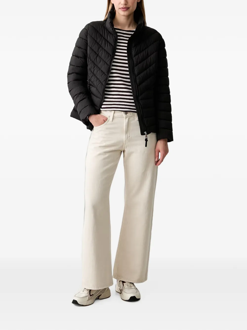 DKNY Gewatteerd donsjack Zwart