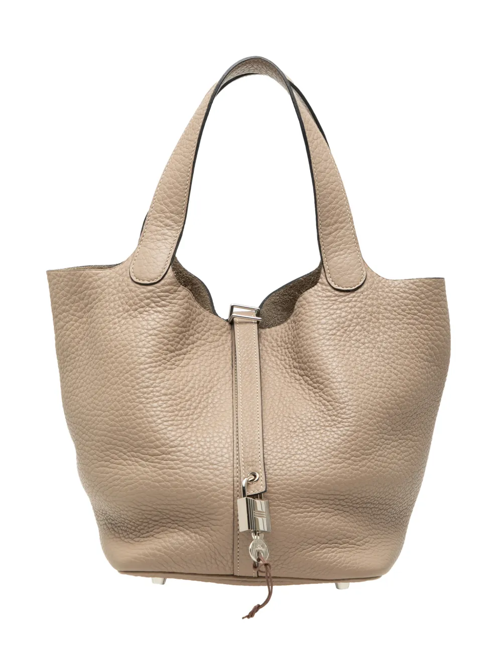 Hermès Pre-Owned 2011 Clemence Picotin Lock 18 handbag - Nude
