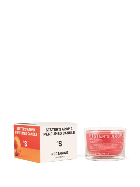 Sister’s Aroma glass-vessel logo-print candle