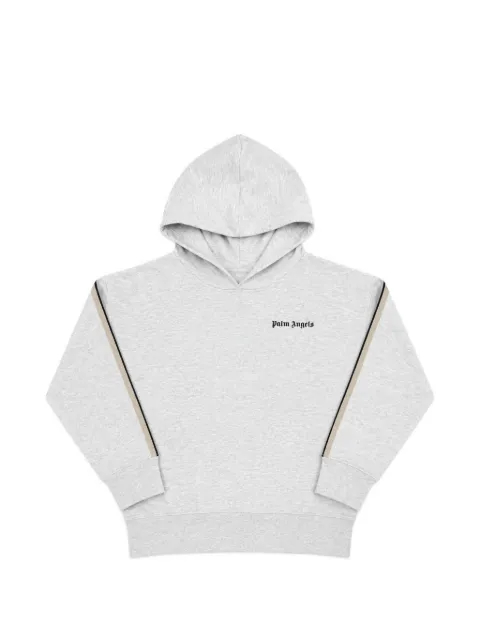 Palm Angels Kids hættetrøje med logotryk og sidestribe