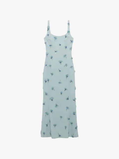 SIMKHAI  Briella floral-embellished gown
