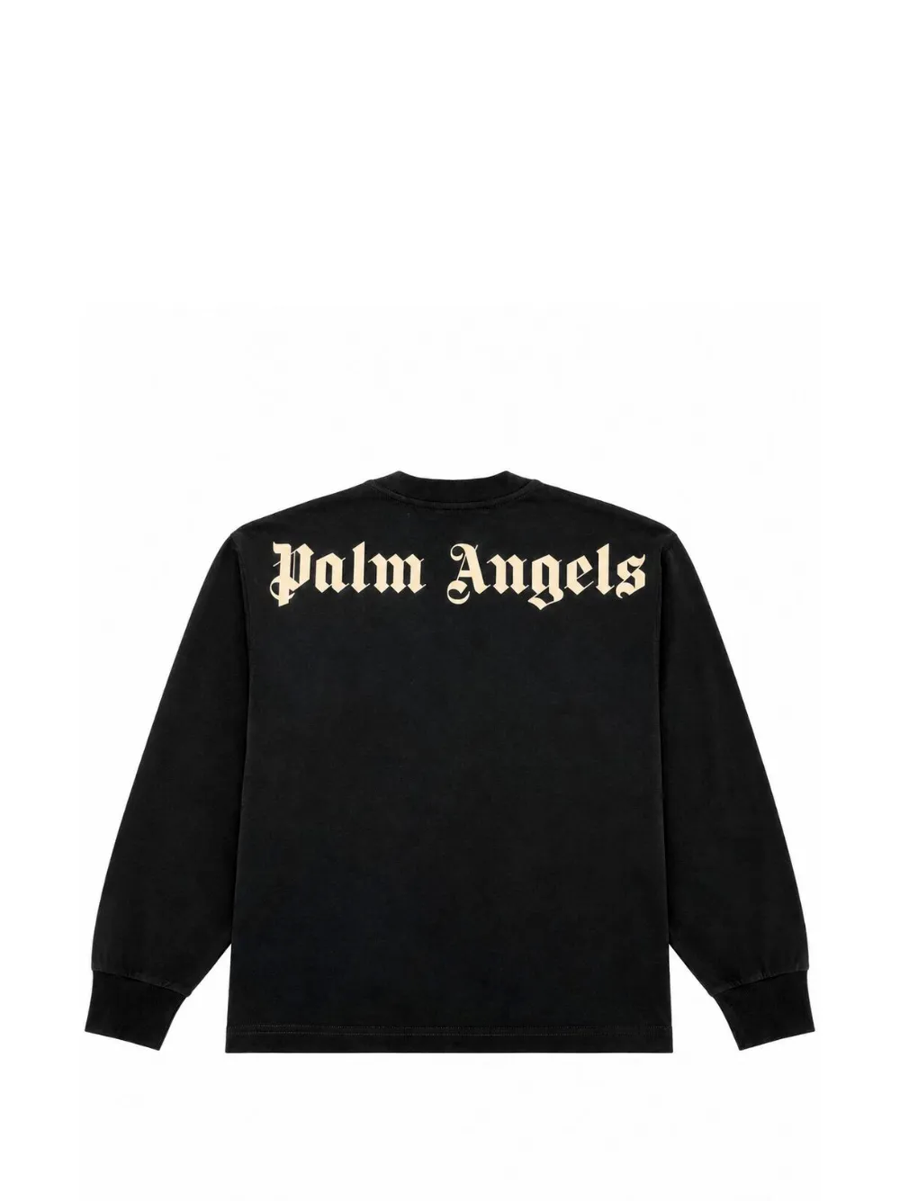 Palm Angels Kids logo-print T-shirt Zwart