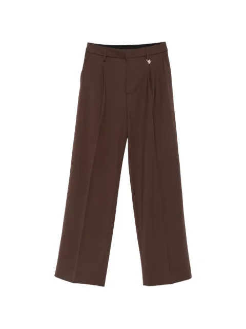 DONDUP pantalones palazzo con pliegues