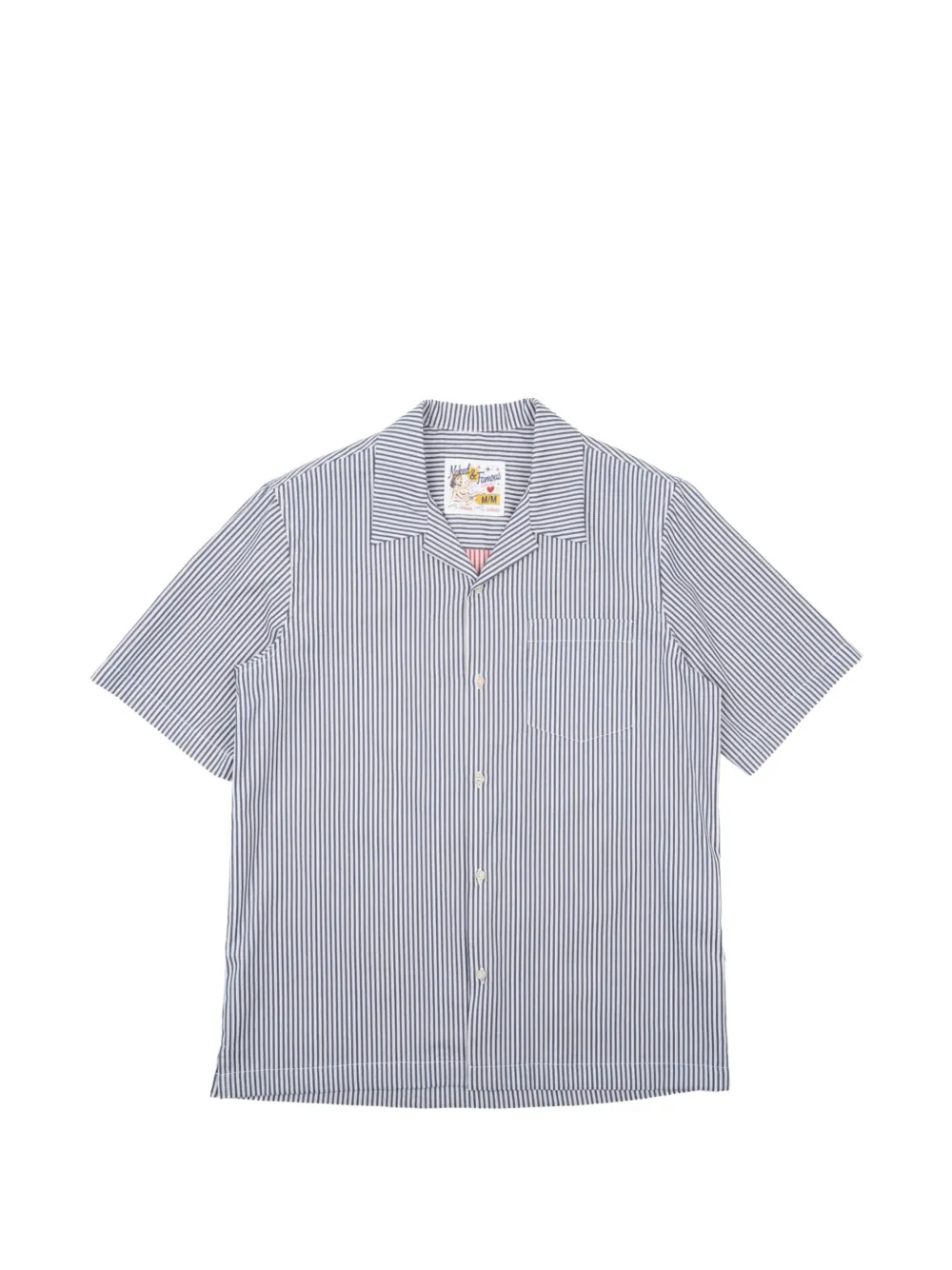 Naked and Famous Aloha striped shirt