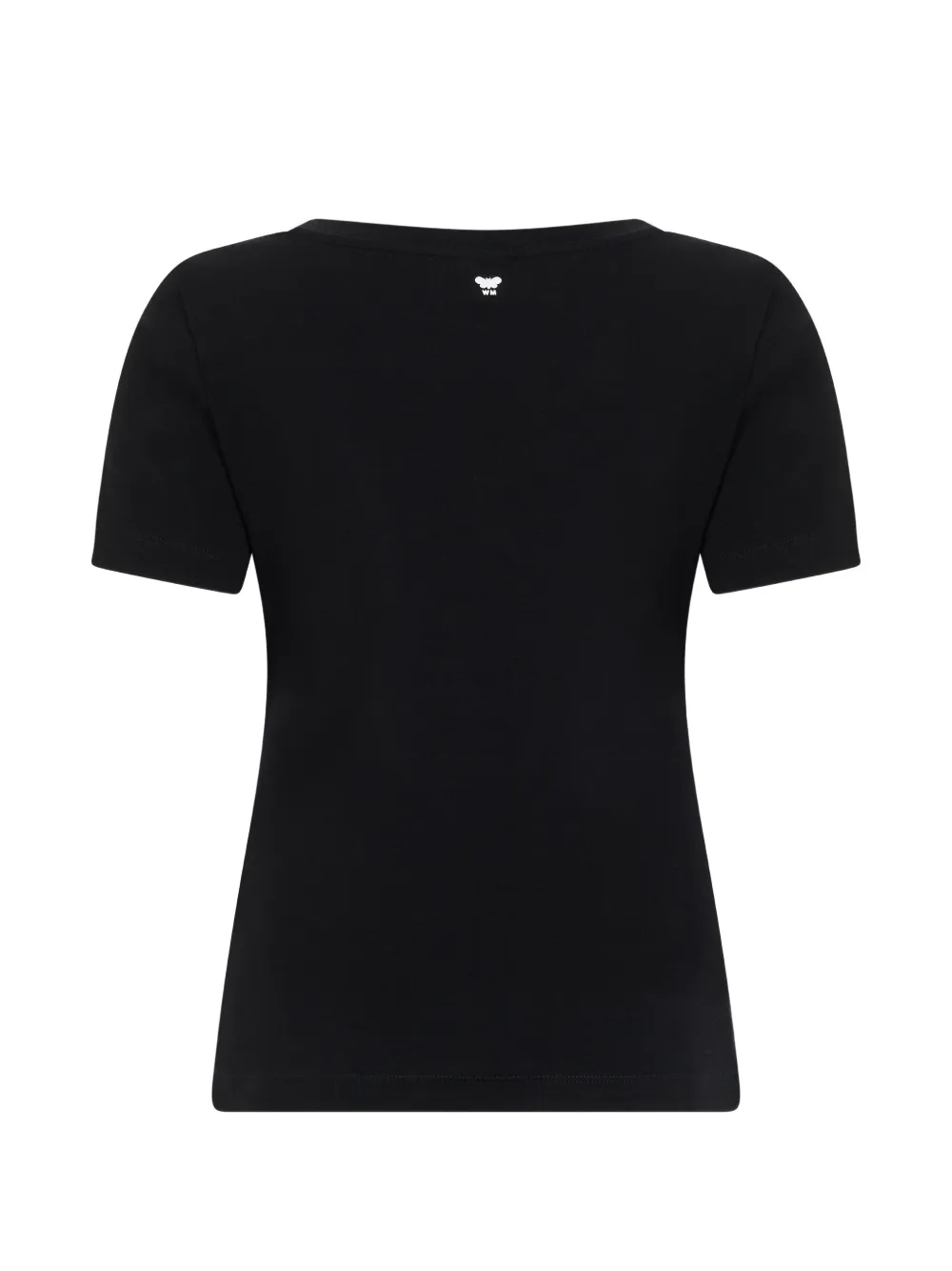 Weekend Max Mara T-shirt met diepe ronde hals Zwart