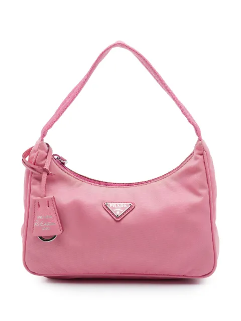 Prada Pre-Owned Tessuto Re Edition 2000 迷你单肩包(2019-2026年典藏款)