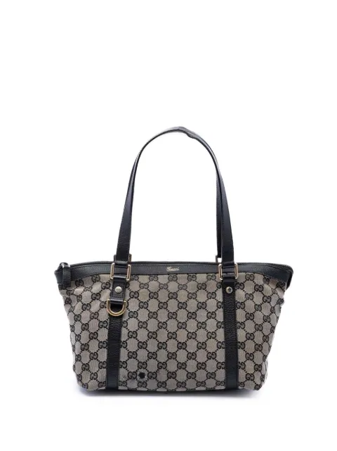 Gucci Pre-Owned bolso shopper Abbey D Ring de lona GG 2016-2026