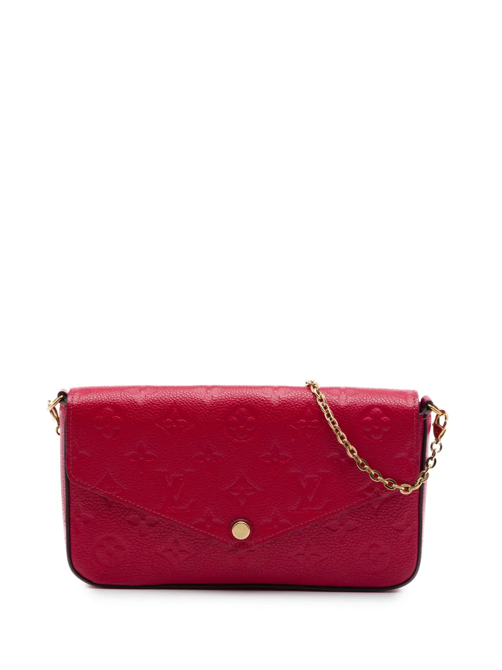 Louis Vuitton Pre-Owned 2018 Monogram Empreinte Pochette Felicie crossbody bag - Rosso
