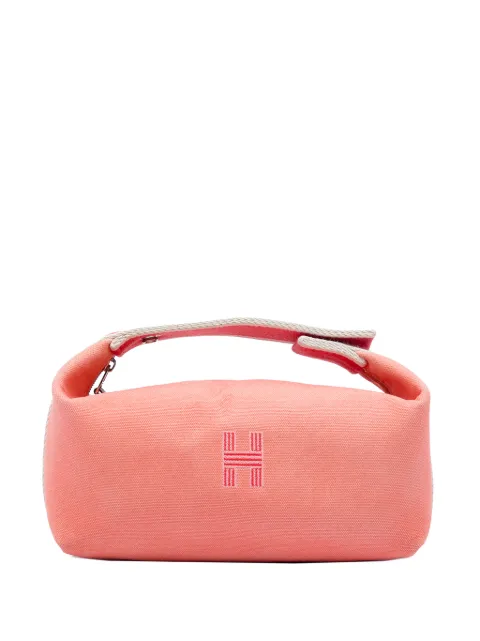 Hermès Pre-Owned bolsa tipo cosmetiquera Bride A Brac pequeña de piel Toile 2000-2026