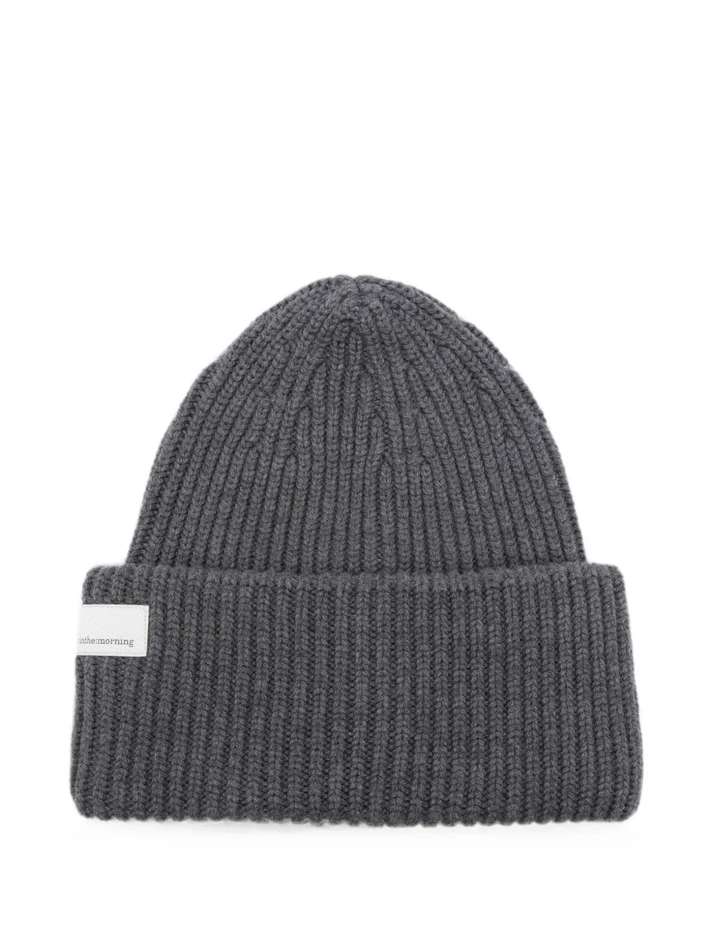 Nine In The Morning Umi-Et ribbed-knit beanie hat - Grau