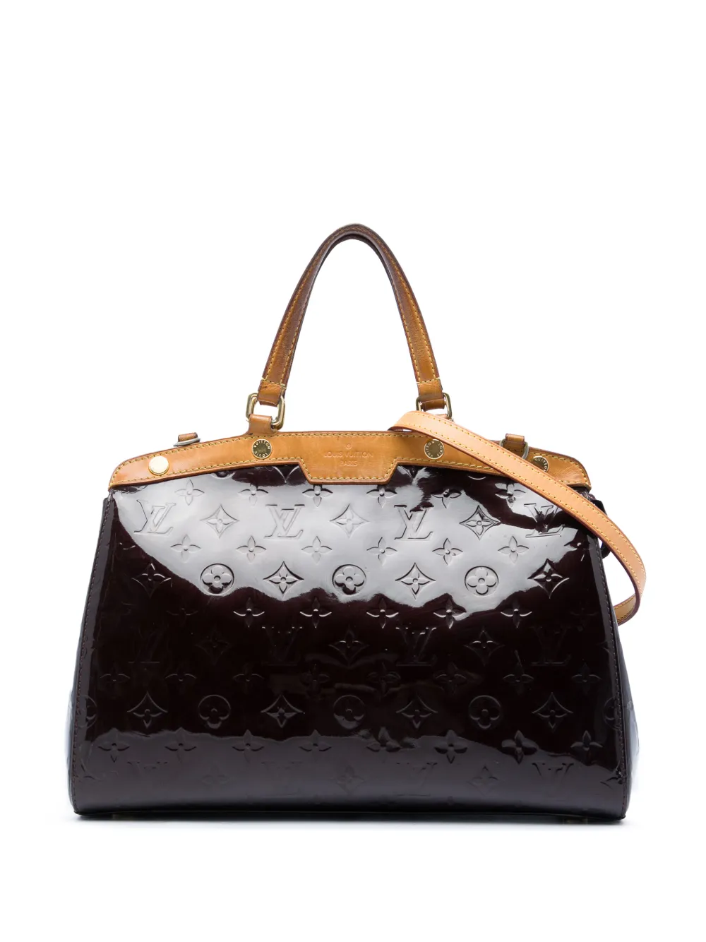 Louis Vuitton Pre-Owned 2012 Monogram Vernis Brea MM satchel - Violett