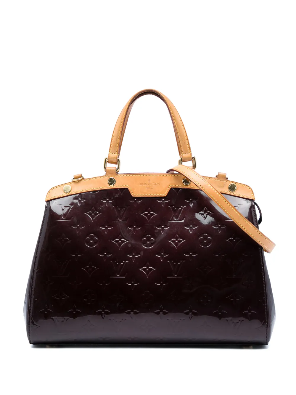 Louis Vuitton Pre-Owned 2013 Monogram Vernis Brea MM satchel - Viola