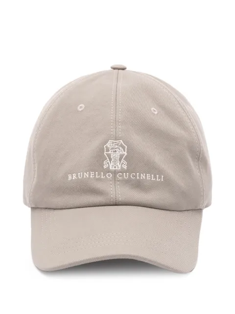 Brunello Cucinelli logo-embroidered baseball cap