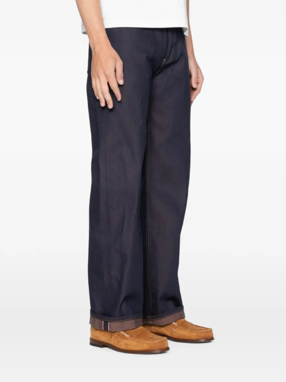 Naked and Famous Strong Guy - Chocolate Milk jeans - Blu