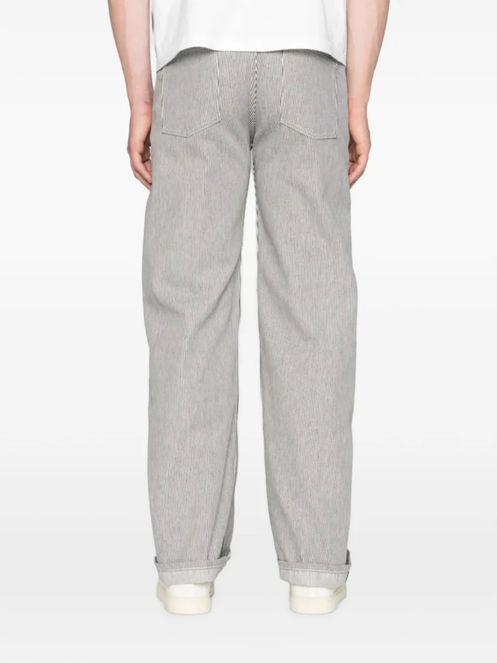 Naked and Famous Strong Guy straight jeans Wit