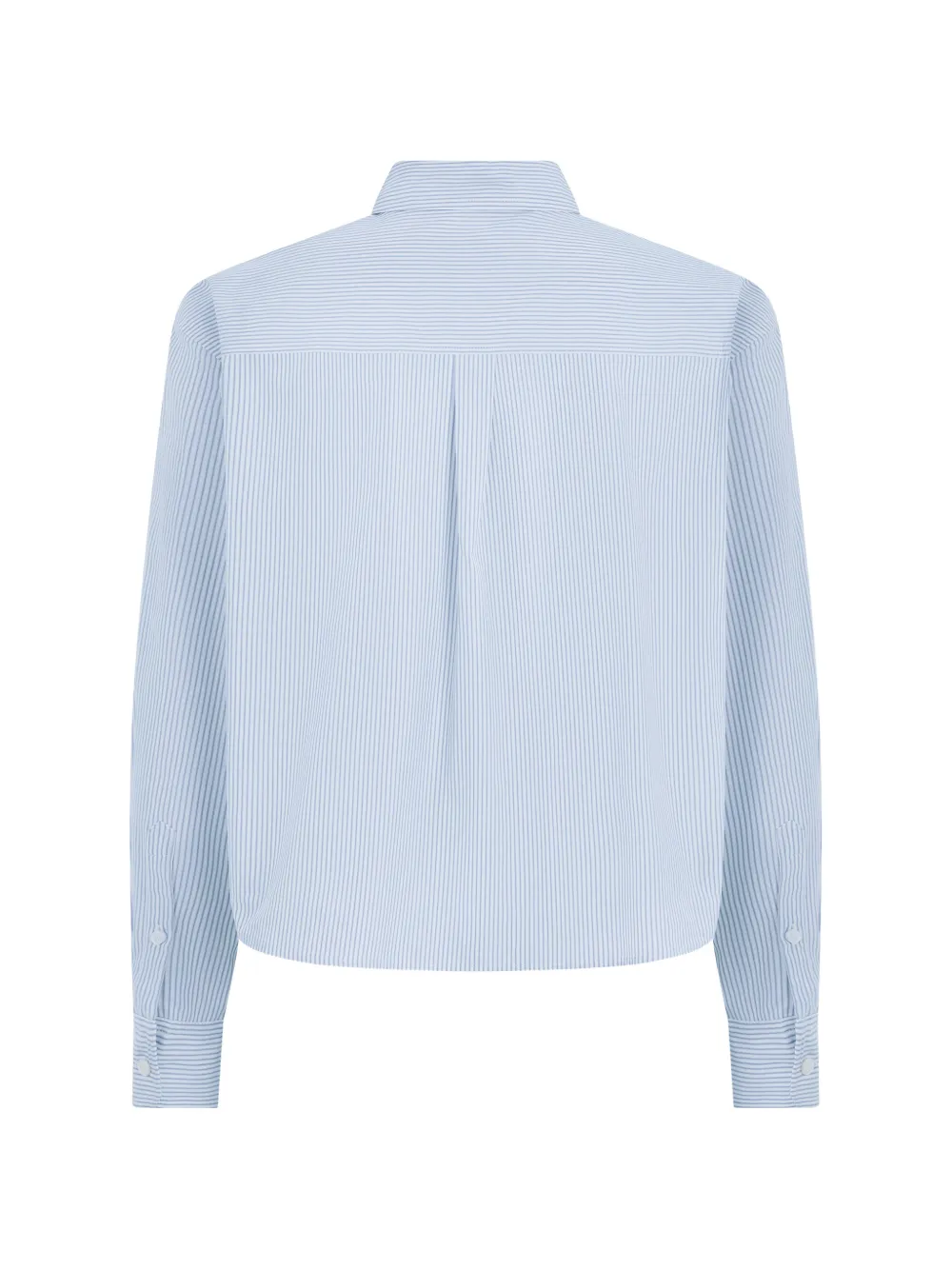 Weekend Max Mara shirt met verticale streep en borstzak Wit